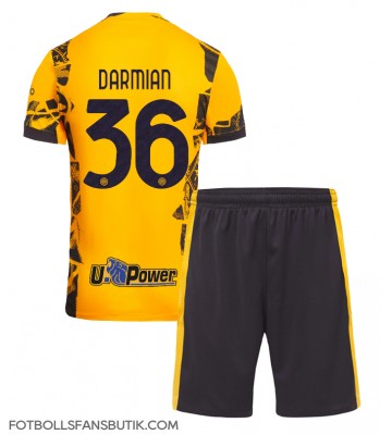 Inter Milan Matteo Darmian #36 Replika Tredje Tröja Barn 2024-25 Kortärmad (+ Korta byxor)
